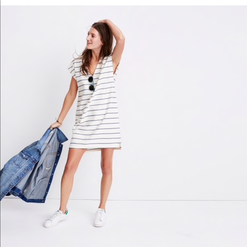 vacances dress in leta stripe - M